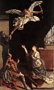 GENTILESCHI, Orazio Sts Cecilia, Valerianus and Tiburtius dfgj oil